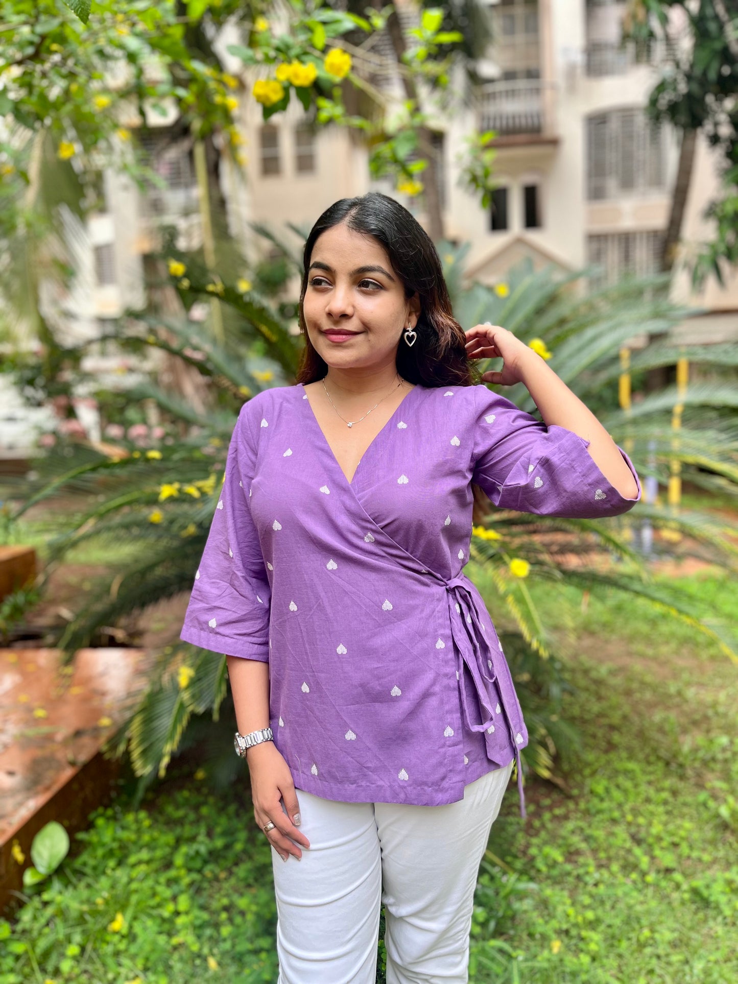 Purple wrap top-Limited edition-Softer feel