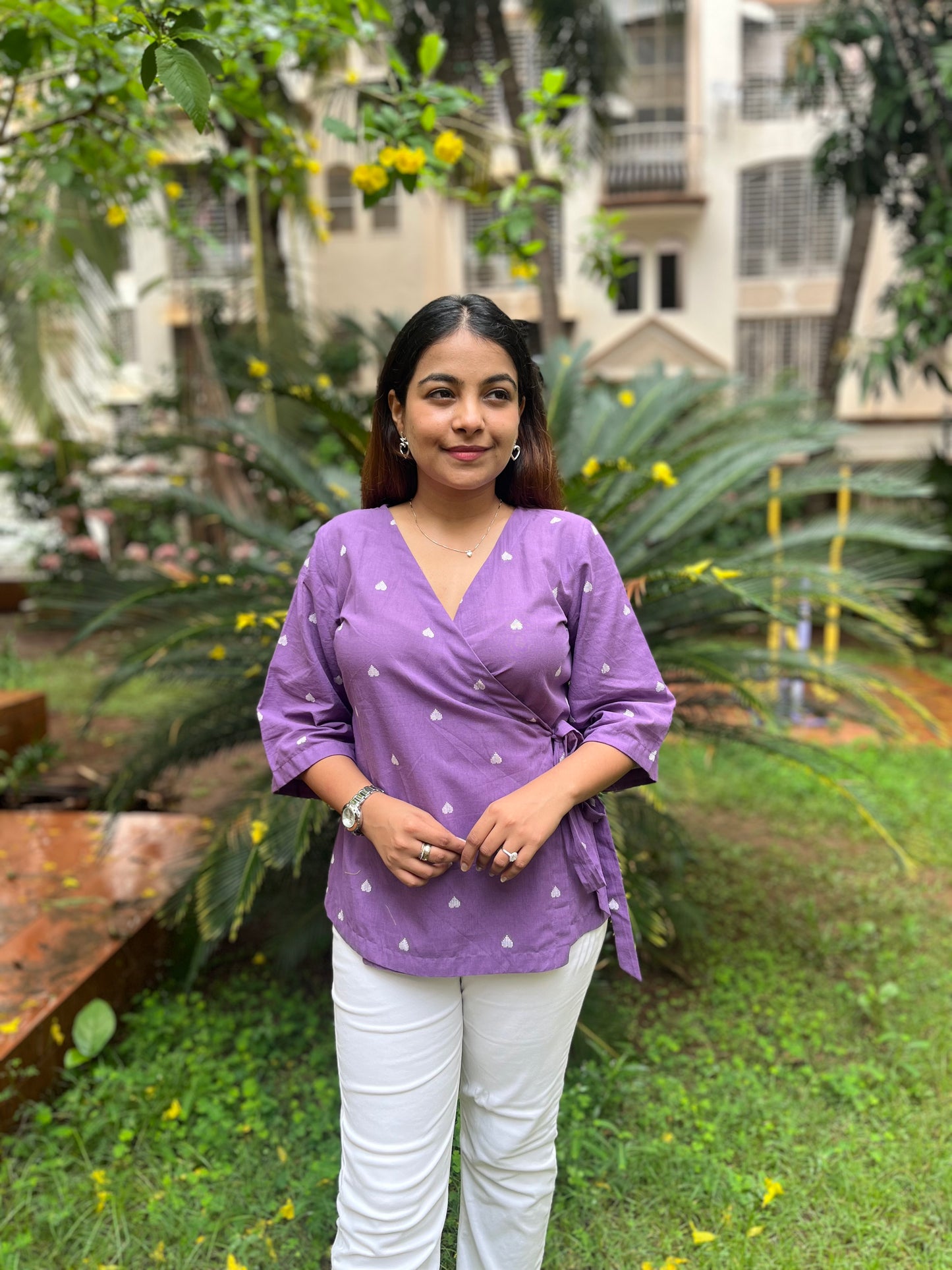 Purple wrap top-Limited edition-Softer feel