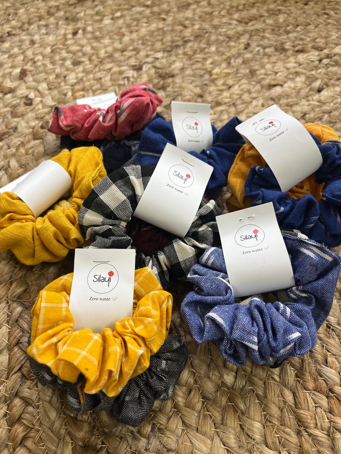 Assorted Scrunchies-Pack of 5 pairs