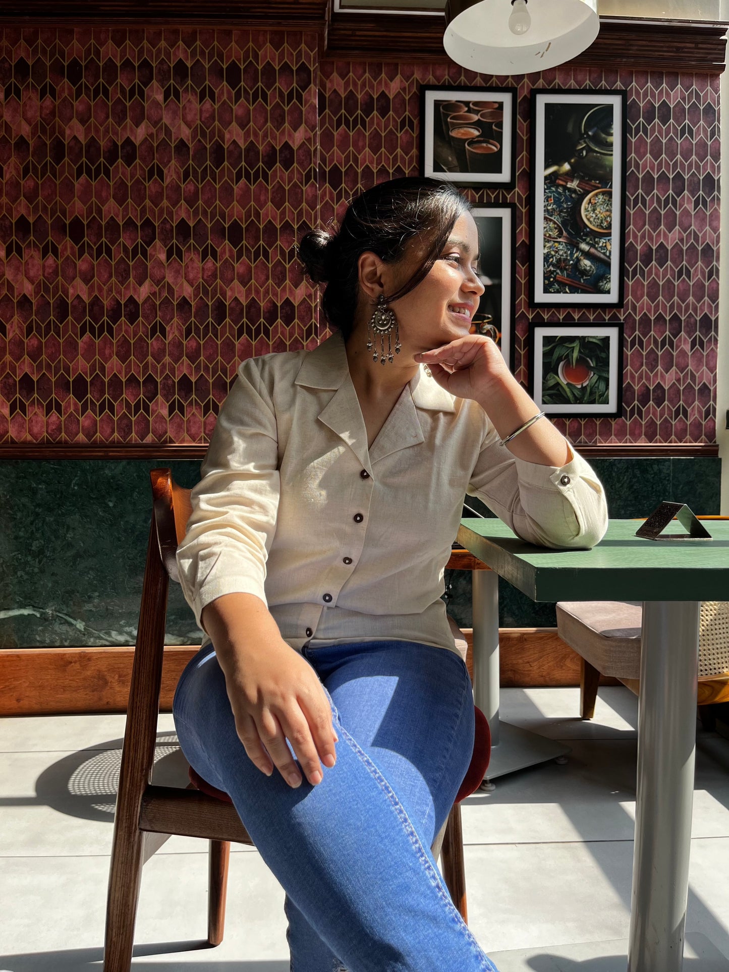 Handloom khadi shirt