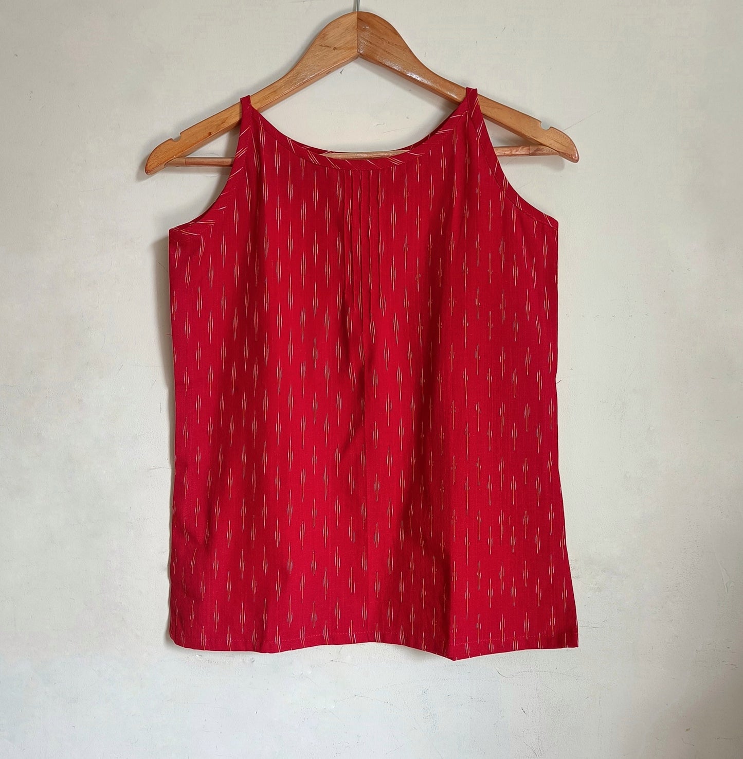 Red ikat camisole - SILAYI