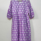 Lavender shell printed dress-S