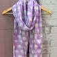 Lilac mulmul scarf