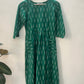 Green Ikat dress-XS