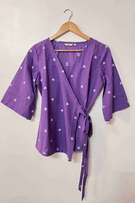 Purple wrap top-Limited edition-Softer feel