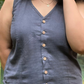 Lila handspun vest- Charcoal