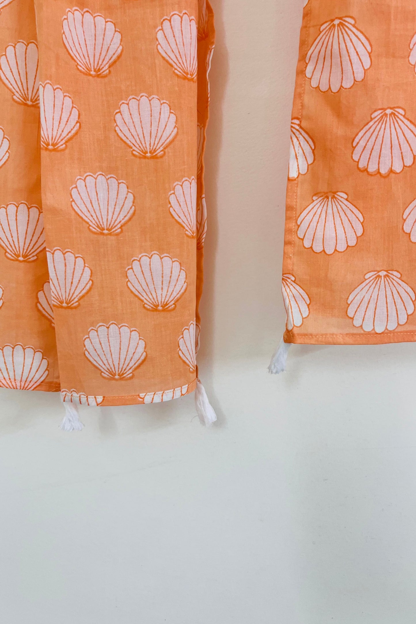 Peach mulmul scarf
