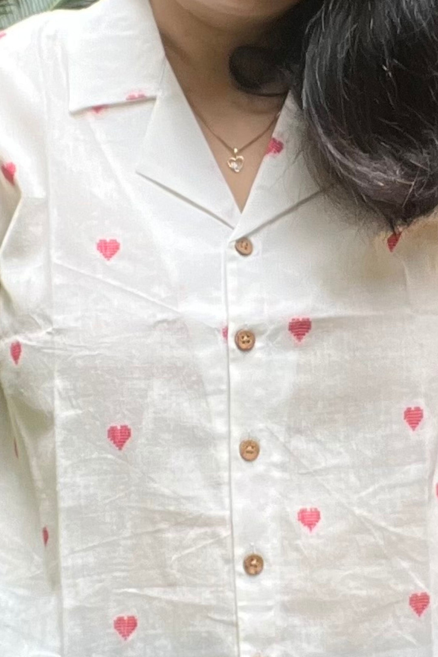 Dil handloom shirt- Red