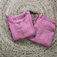 Linen kurta coord set- Pink (Pre-order)
