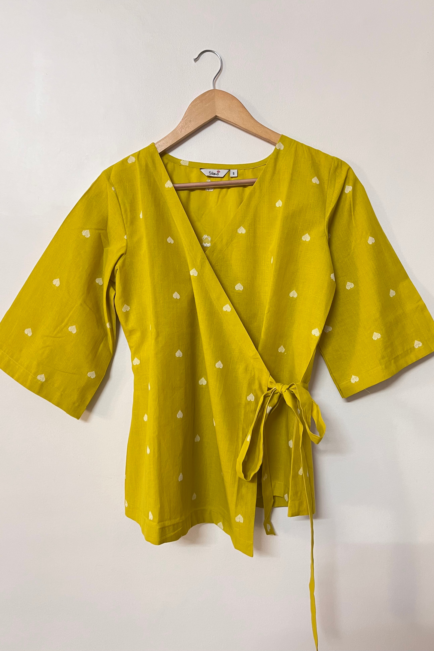 Yellow wrap top-Limited edition-Softer feel