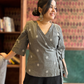 Phool wrap top- Grey