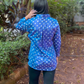 Mulmul Bandhani shirt-Blue