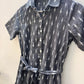 Grey Ikat shirt dress-S