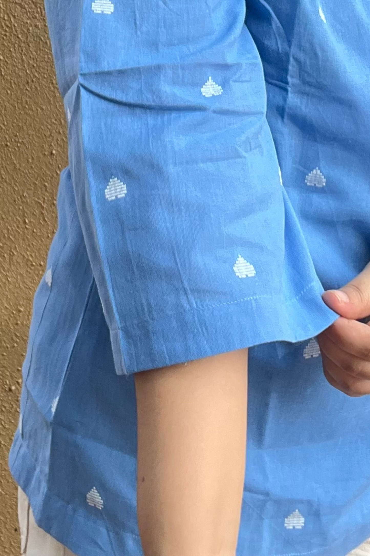 Sky blue wrap top-Limited edition-Softer feel