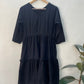 Black handloomed dress