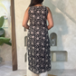 Vani block printed kurti-Black