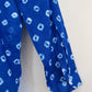 Blue bandhani shirt