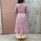 Ruhani A-line kurti- Lilac