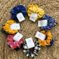 ikat scrunchies