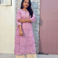 Ruhani A-line kurti- Lilac