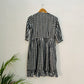 Black and white checks dress-XS