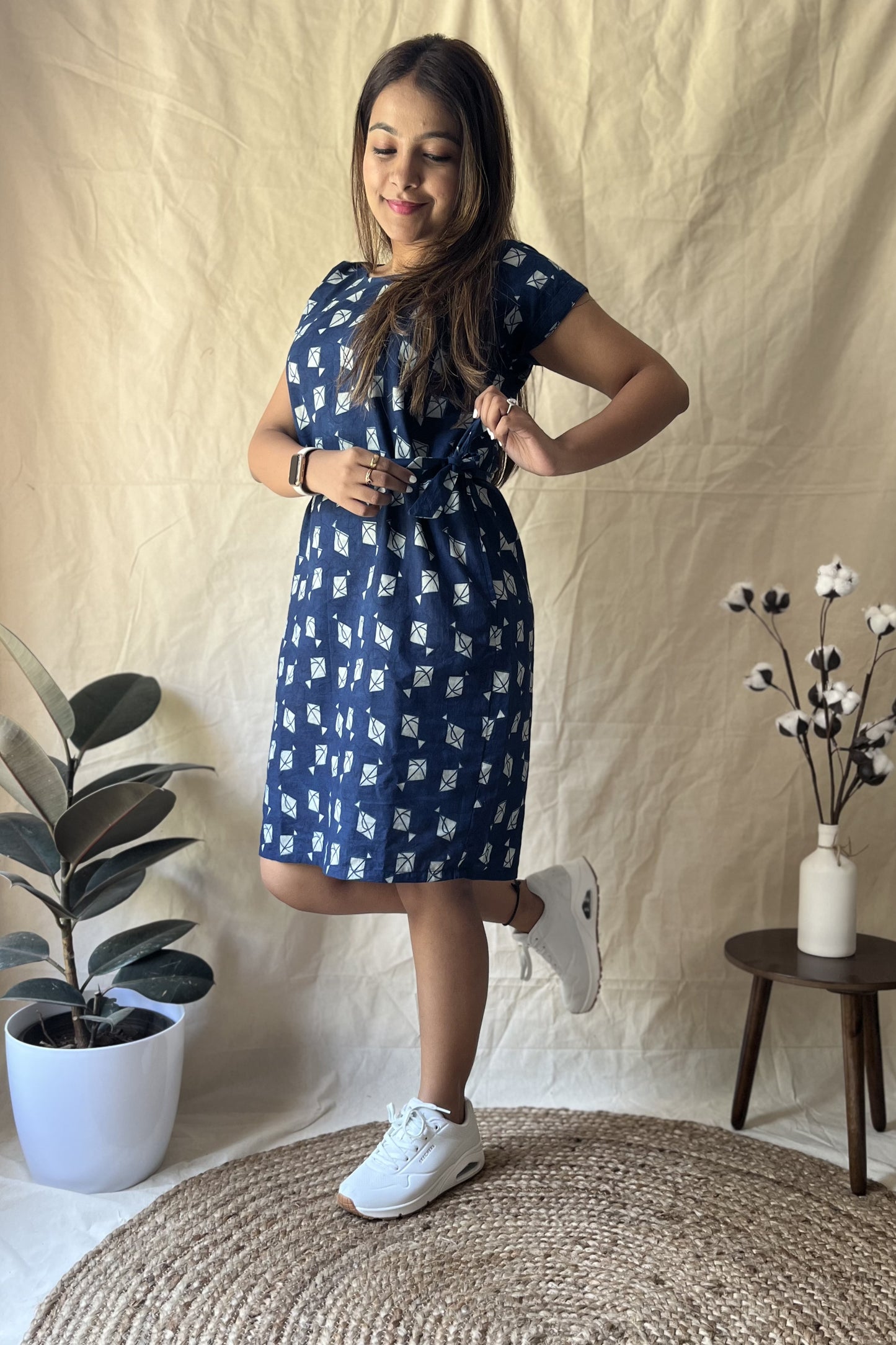 Kite Block Printed Dress