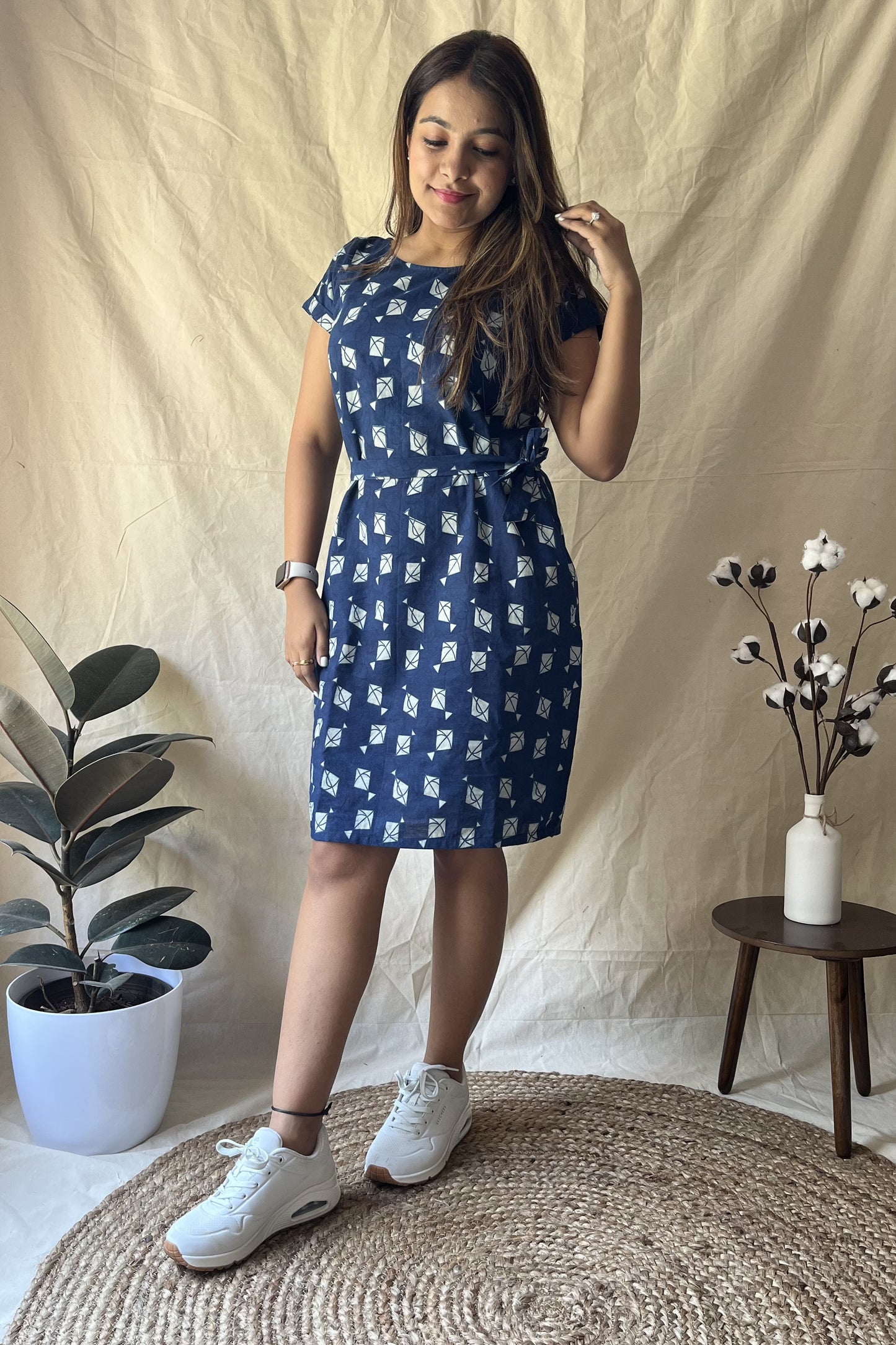 Kite Block Printed Dress