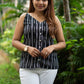 Black striped camisole