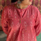 Dia Ikat top- Pink