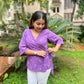 Purple wrap top-Limited edition-Softer feel