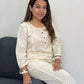 Off-white handloom pants