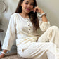 Off-white handloom pants