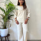 Oatmeal Handloom Kurta