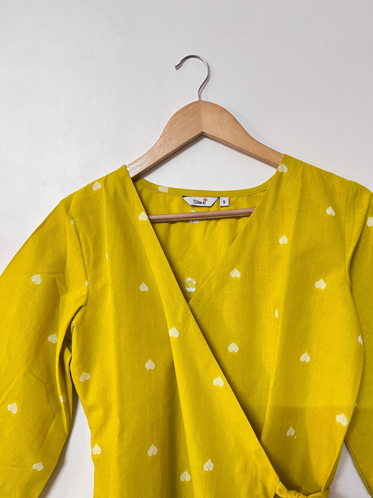 Yellow wrap top-Limited edition-Softer feel