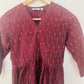 Maroon gathered top-S