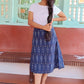Indigo Ikat Skirt