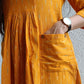 Sunshine gathered Ikat dress