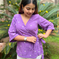 Purple wrap top-Limited edition-Softer feel