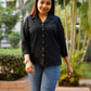 Malai Cotton Shirt- Black