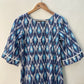 Barfi Ikat Shift Dress-S