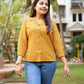 Malai Cotton Shirt- Yellow