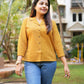 Malai cotton shirt-Yellow