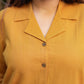 Malai cotton shirt-Yellow