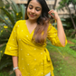 Yellow wrap top-Limited edition-Softer feel