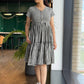 Black & White Checks Dress - SILAYI
