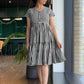 Black & White Checks Dress - SILAYI