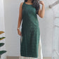 Bottle green ikat kurti - SILAYI