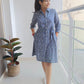 Blue Willow shirt dress - SILAYI