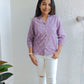 Lilac Ikat shirt - SILAYI