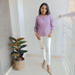 Lilac Ikat shirt - SILAYI